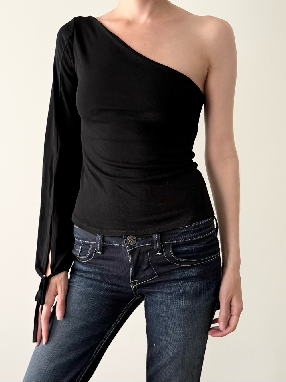 Zara one sleeve blouse